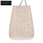 新品同様   BOTTEGA VENETA ボッテガヴェネタ イントレチャート カーフレザー フォン ポーチ ショルダーバッグ エクリュ レディース