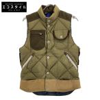 JUNYA WATANABE MAN ジュンヤワタナベマン ｘ DUVETICAデュベティカ WM-V402 切替 ダウン ベスト XS カーキ メンズ