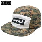 美品 Supreme シュプリーム x COMME des GARCONS SHIRT コムデギャルソンシャツ 13SS Camp Cap キャンプ キャップ 帽子 カーキ系
