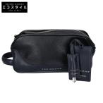  прекрасный товар / TRAVIS MATHEW тигр vi sma колодка 7AG071 кожа ручная сумочка темно-синий мужской 