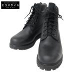 ショッピングTimberland 新品同様   Timberland ティンバーランド ブラック プレミアム ウォータープルーフ ブーツ 7W メンズ