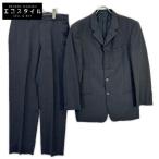 EMPORIOARMANI エンポリオアルマーニ T1G289 ダークグレー スーツセットアップ ダークグレー 46 スーツ セットアップ ウール メンズ 中古