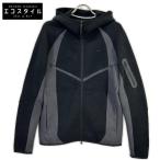 NIKE Nike черный Tec полный Zip флис Wind Runner жакет черный M жакет хлопок мужской б/у 
