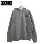 NIKE ナイキ ×STUSSY DJ9488-063 プルオーバーフーディー グレー L トップス コットン メンズ 中古