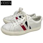 MONCLER モンクレール NEW MONACO ニューモナコ レザー スニーカー シューズ 41 ホワイト メンズ