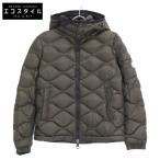 ショッピングmoncler MONCLER モンクレール 16年 MORANDIERESモランデレス ダウンジャケット カーキ O コート ナイロン メンズ 中古