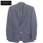 LAUREN RALPH LAUREN ローレン ラルフローレン ネイビー 金ボタン ブレザー ネイビー 40R ジャケット ウール メンズ 中古