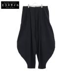 コムデギャルソンオムプリュス 新品同様 25AW PP-P025 AD2025 ウールギャバジン寅壱パンツ ボトムス L ブラック メンズ