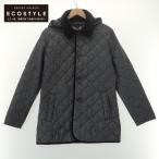  прекрасный товар / LAVENHAM Lavenham LVH-18-BP DENSTONten камень с капюшоном стеганое пальто S/36 черный мужской 
