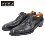 美品 Riccardo Freccia Bestetti リッカルド フレッチャ ベステッティ ストレートチップシューズ メンズ ブラック 黒 サイズ 42
