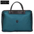 Felisi フェリージ 1993 ナイロン/レザー ブリーフケース グリーン メンズ