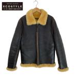  прекрасный товар / ORGUEILorugeiyuOR-4118 Mouton Jacket кожа мутон жакет 40 черный мужской 