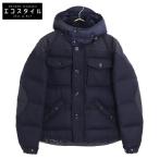 美品/ MONCLER モンクレール 220914191180 REPUBLIQUE リパブリック フーディダウン ジャケット 2 ネイビー メンズ