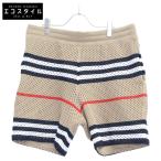 BURBERRY バーバリー 8050270 ブラウン チェック ニット パンツ ブラウン L ボトムス ポリエステル メンズ 中古