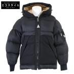ショッピングmoncler 新品同様/23年製 MONCLER モンクレール KJERAG ケジャッグ フーディダウン ジャケット 1 ブラック メンズ