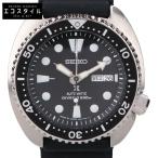 新品同様 SEIKO セイコー SRPE93 4R36 PROSPEX プロスペックス ダイバーズ 自動巻き 腕時計 シルバー/ブラック メンズ