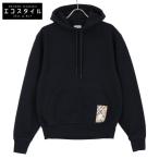 BURBERRY バーバリー 8105364 24AW-25SS ブラック チェックラベルコットンパーカー ブラック S トップス コットン メンズ 中古