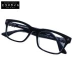Chrome Hearts クロムハーツ VAGILANTE 度入りレンズ CHプラステンプル メガネフレーム 眼鏡 54□19-149 BK ブラック/シルバー