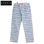 Supreme シュプリーム 22SS Fat Tip Jacquard Regular Jeans ブルー ライトブルー 32 ボトムス コットン メンズ 中古
