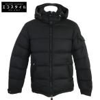 ショッピングmoncler MONCLER モンクレール MONTGENEVRE モンジュネーブル ウール フード付ダウン ジャケット 1 ブラック メンズ