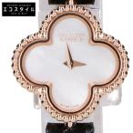 美品 VanCleef&Arpels ヴァンクリーフ&アーペル VCARO8SF00 750 スウィートアルハンブラ マザーオブパール クオーツ 腕時計 レディース
