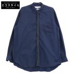 ショッピングGARCONS COMME des GARCONS SHIRT コムデギャルソンシャツ 縮絨比翼 長袖シャツ/ トップス M ネイビー メンズ