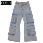 DIESEL ディーゼル 1996 D-Sire 0kiai ワイドジーンズ ボトムス メンズ ライトブルー W25