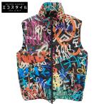 ショッピングディースクエアード DSQUARED2 ディースクエアード S74F0194 マルチペイント ダウンベスト マルチカラー 48 ベスト ナイロン メンズ 中古