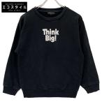 ショッピングバレンシアガ BALENCIAGA バレンシアガ 17年 508241 ブラック THINK BIG トレーナー ブラック トップス コットン レディース 中古