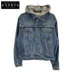 CELINE セリーヌ 2Q472930F.07UW ユニオンウォッシュ デニム トラッカージャケット ブルー M ジャケット コットン メンズ 中古