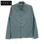 PRADA プラダ SC537 20年製 ライトブルー ポリエステル シャツ ブルーグレー XS トップス ポリエステル メンズ 中古
