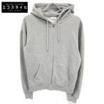 CELINE セリーヌ 2Y533670Q グレー コットンポリ ジップアップ パーカー グレー XXS トップス コットン レディース 中古