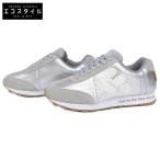 ショッピングイニシャル 新品未使用 via SANGACIO ヴィア サンガチオ x Wako's Room イニシャル N メタリックレザー/スエード スニーカー シューズ US4.5