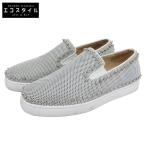 ショッピングスタッズ Christian Louboutin クリスチャンルブタン スタッズ スリッポン シューズ メンズ シルバー 40