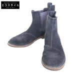 BOTTEGA VENETA ボッテガヴェネタ グリーン サイドゴア クレープソール ブーツ シューズ 39 ダークグリーン レディース