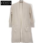 Cruciani クルチアーニ CD19.320 カシミヤ コットン ロングカーディガン ベージュ 36 トップス カシミヤ レディース 中古