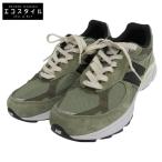 美品 New Balance ニューバランス × JJJJound ローカットスニーカー シューズ メンズ グリーン 28cm M990JD3