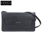 美品/  MARNI マルニ TEMO0015U0 LV520 ウォレット ショルダーバッグ ブラック レディース