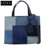 美品 kate spade ケイトスペード 25周年記念限定モデル トンプソン デニムステッチ　ショルダーバッグ レディース ブルー
