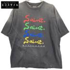 ショッピングマイケル SAINT MICHAEL セントマイケル SM-HR1-0000-013 グレー SS TEE MULATED グレー XL トップス コットン メンズ 中古