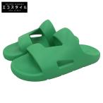 ショッピングボッテガ・ヴェネタ 新品同様 BOTTEGA VENETA ボッテガヴェネタ ラバー スライドサンダル メンズ グリーン 42