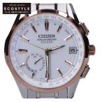 Yahoo! Yahoo!ショッピング(ヤフー ショッピング)新品同様 CITIZEN シチズン CC3054-55B EXCEED エクシード ダイレクトフライト エコドライブ GPS衛星電波時計 腕時計 ゴールド/シルバー