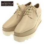  прекрасный товар STELLAMcCARTNEY Stella McCartney 800004 Ellis платформа гонки выше обувь 37 1/2 Greggio женский 