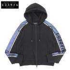 ショッピングディースクエアード DSQUARED2 ディースクエアード アームロゴライン ジップアップパーカ トップス メンズ ブラック ネイビー M S78HG0001