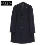TAGLIATORE タリアトーレ CSBL13X ブラック カシミヤ チェスターコート ブラック 48 コート カシミア メンズ 中古