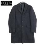 ショッピングSTUART Paul Stuart ポールスチュアート J1B65-602-08 チャコールグレー チェスターコート チャコールグレー 46 コート ウール メンズ 中古