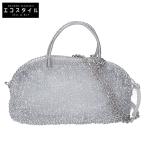 美品 ANTEPRIMA アンテプリマ CONFETTOコンフェット 2WAYチェーンショルダー ワイヤー ハンドバッグ シルバー レディース