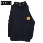 MONCLER モンクレール 【ジーニアス】×JWアンダーソン スウェットパーカー ネイビー L トップス コットン メンズ 中古