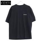 BALENCIAGA バレンシアガ 612966 ユニセックスロゴ クルーネック Tシャツ ブラック S トップス コットン メンズ 中古