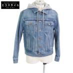 国内正規   CELINE セリーヌ 2Q472930F ユニオンウォッシュ トラッカージャケット デニム ジャケット XS ブルー メンズ